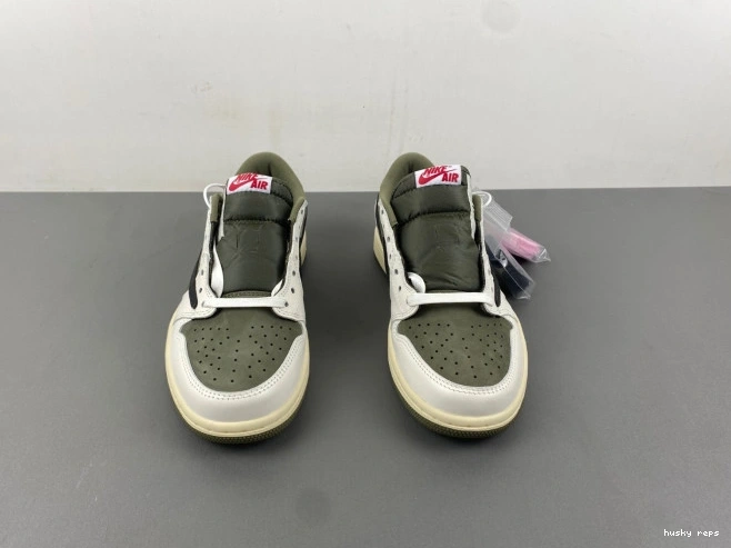 Rep Husky X TRAVIS MEDIUM DM7866-200 JORDAN AIR OG OLIVE LOW SCOTT 1 0712